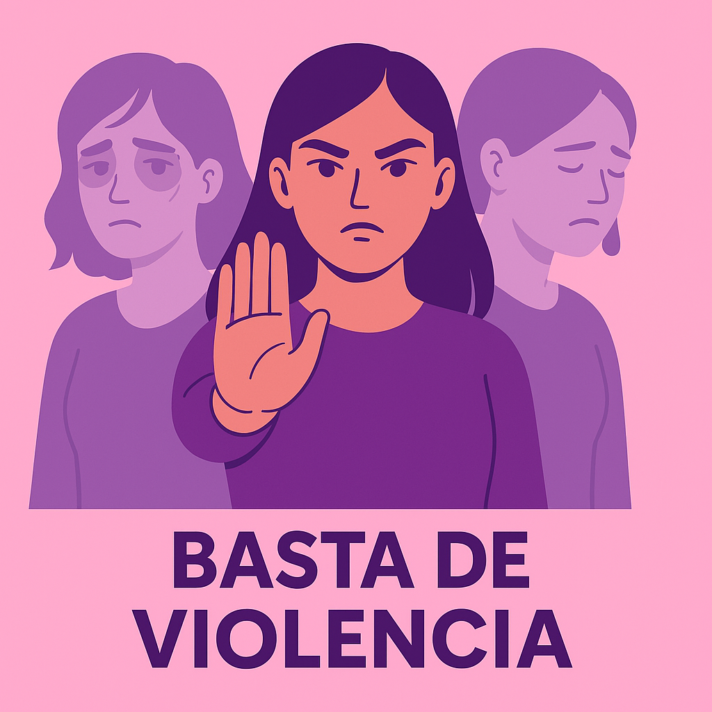 Imagen del video, diferentes tipos de violencia contra la mujer